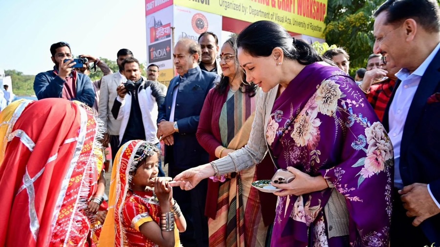 राजस्थान की उपमुख्यमंत्री #diyakumari जी ने अखर के बच्चों के साथ कुछ अनमोल पल साझा किए ✨यह स्नेह